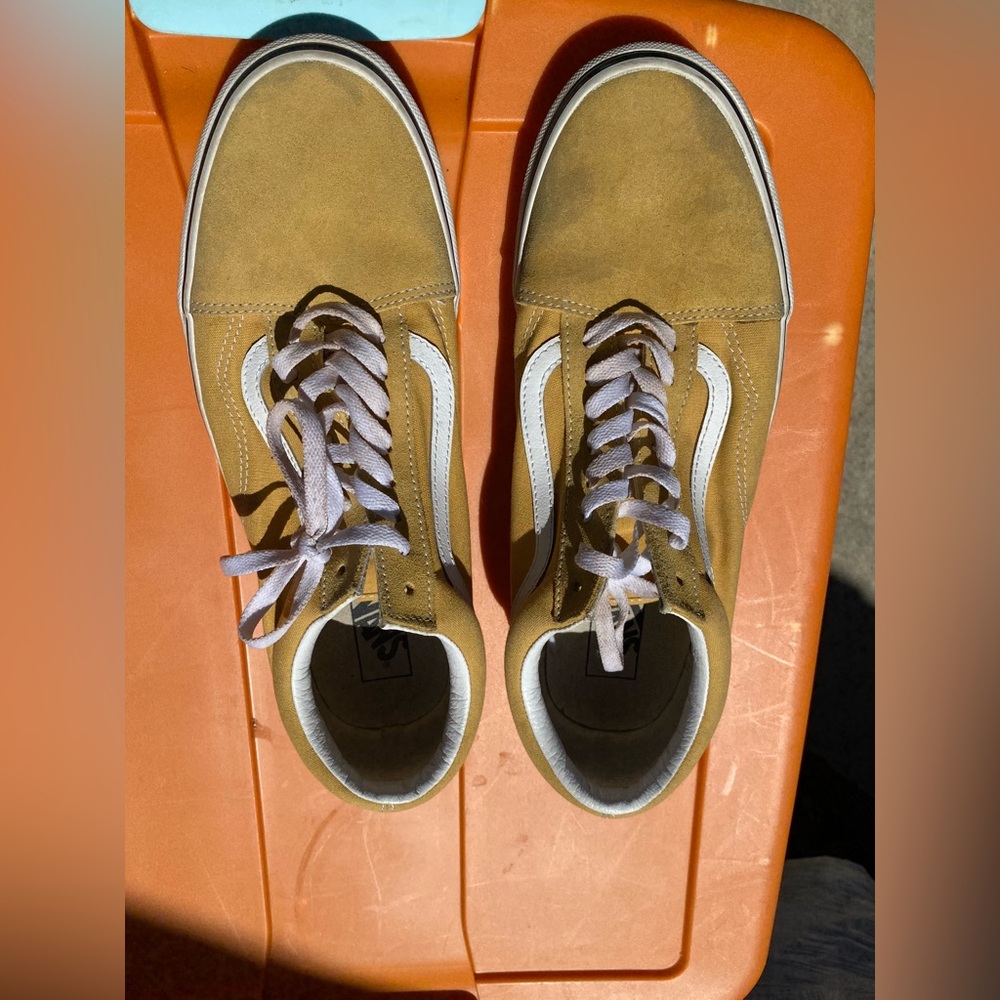 Men’s vans mustard yellow